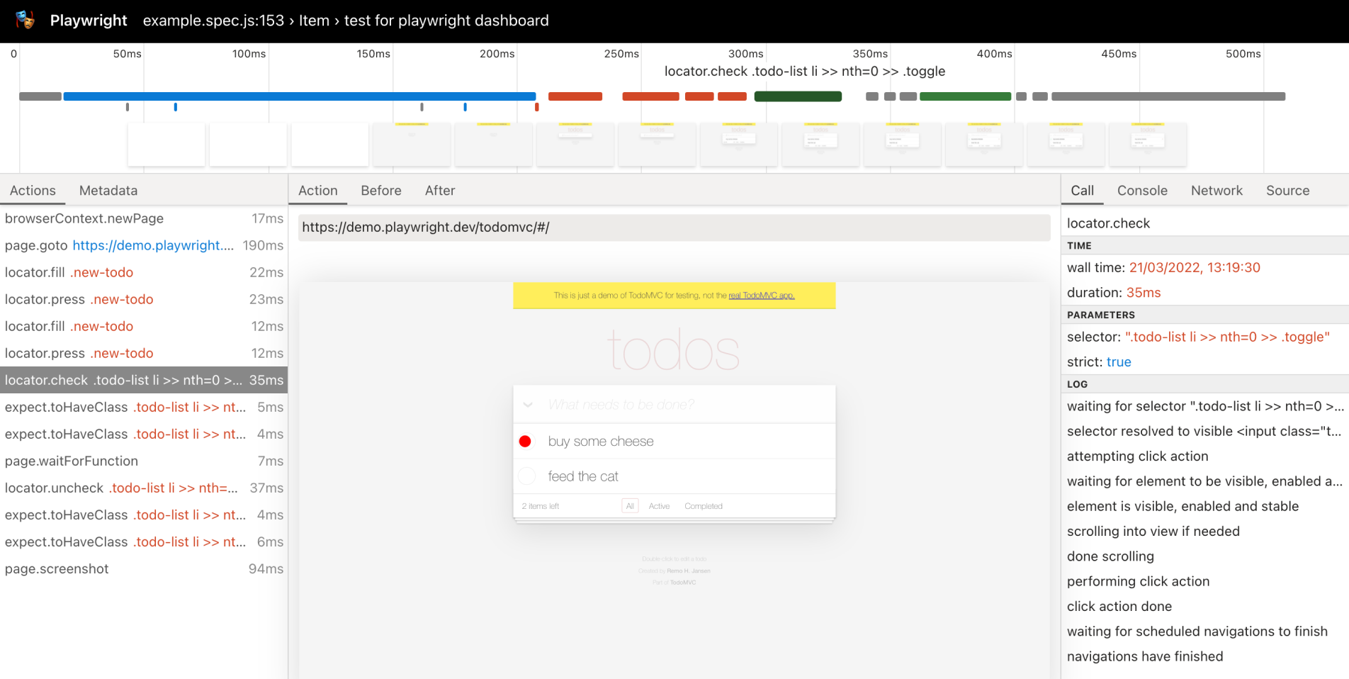 Traceviewer Screenshot
